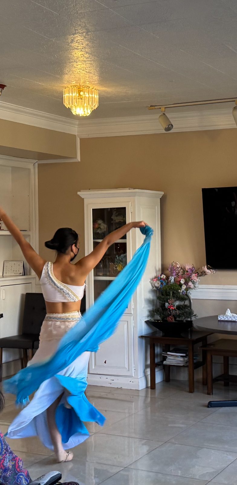 Scarf dance performance